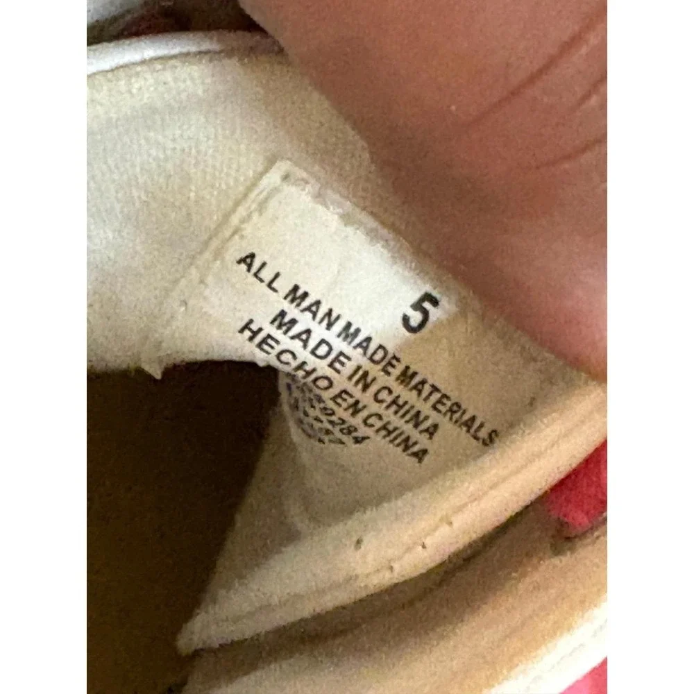 The Children's Place Girls White Rainbow Doodle High Top Sneakers Size 5⁠